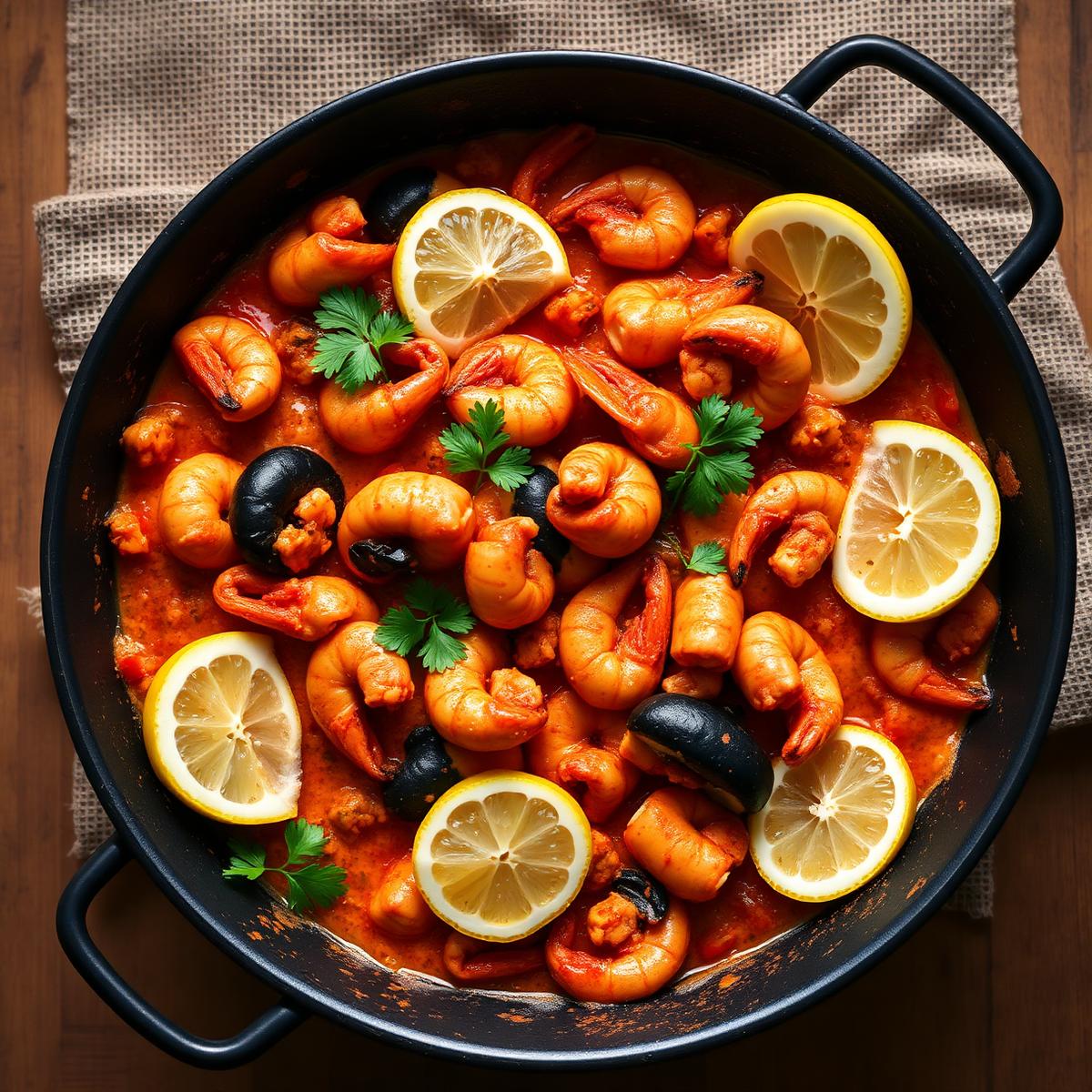 Paella de marisco